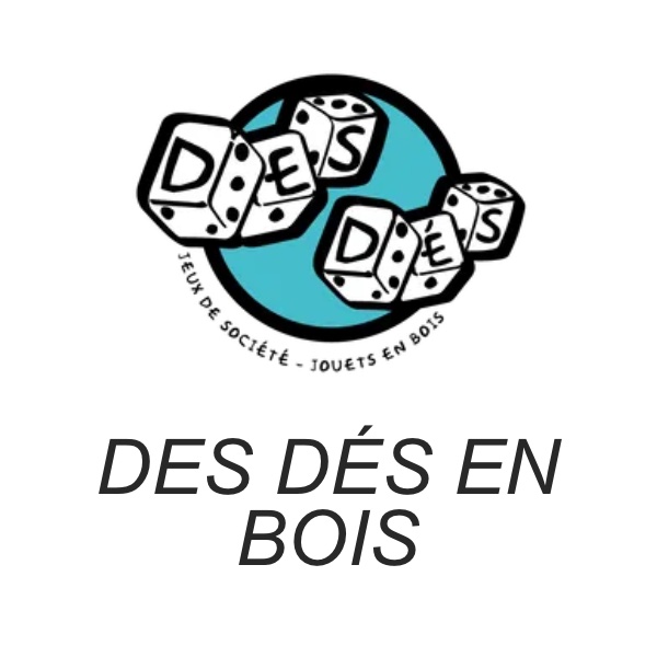 Des dés en bois